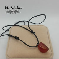PENDENTIF CORNALINE - Ma Solution Bijoux