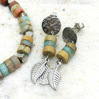 PARURE JASPE AQUA TERRA