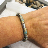 PARURE JASPE AQUA TERRA