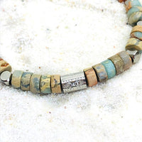 PARURE JASPE AQUA TERRA