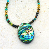 COLLIER CHRISOCOLLE ET ORMEAU (NACRE) SÉRÉNITÉ