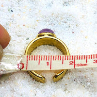 BAGUE ACIER INOXYDABLE DORÉ 17 mm