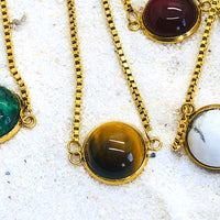BRACELET CHAINETTE REGLABLE ACIER DORE
