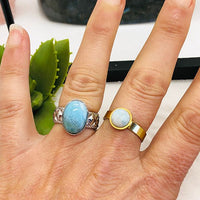 BAGUE REGLABLE LARIMAR