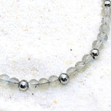 BRACELET DE CHEVILLE  LABRADORITE