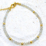 BRACELET DE CHEVILLE  LABRADORITE