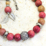 PARURE RHODONITE AMOUR