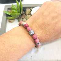 PARURE RHODONITE AMOUR