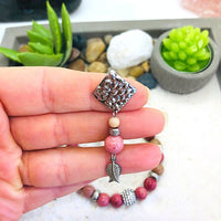 PARURE RHODONITE AMOUR